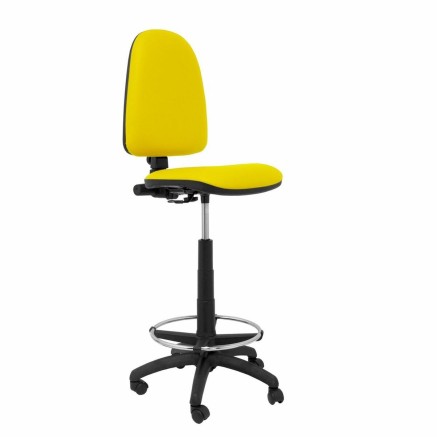 Sgabello Ayna Piqueras y Crespo 4CPSPAM Giallo PVC Ecopelle