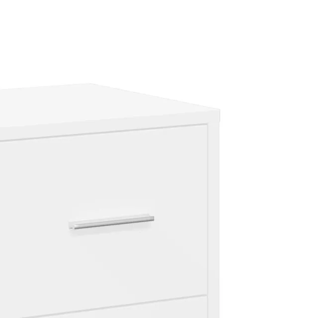 Buffets 2 pcs blanc 60x31x84 cm bois d'ingénierie