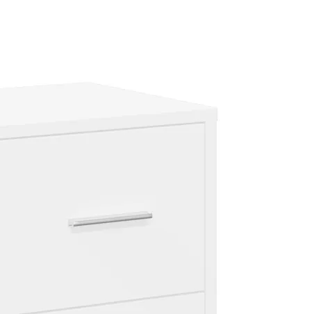 Buffets 2 pcs blanc 60x31x84 cm bois d'ingénierie