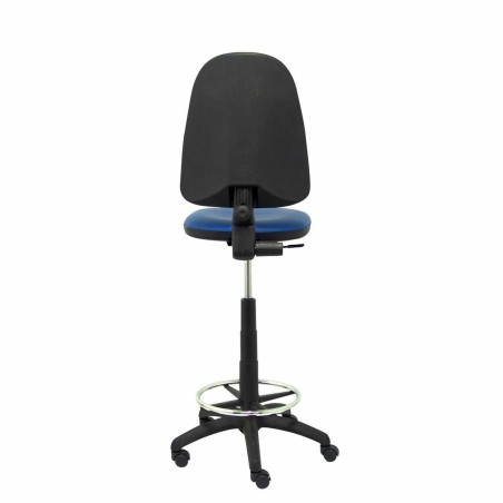 Sgabello Ayna Piqueras y Crespo 4CPSPAZ Azzurro PVC Ecopelle