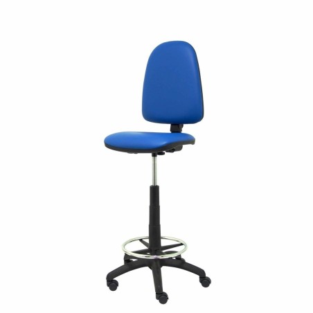 Sgabello Ayna Piqueras y Crespo 4CPSPAZ Azzurro PVC Ecopelle