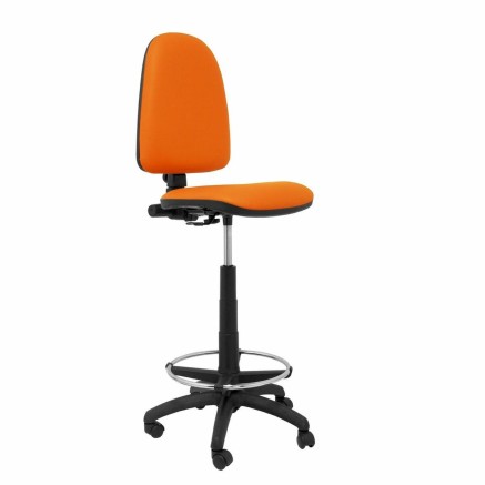 Sgabello Ayna Piqueras y Crespo 4CPSPNA Arancio PVC Ecopelle