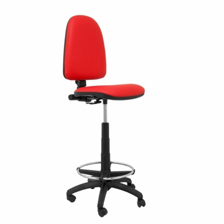 Taburete Ayna Piqueras y Crespo 4CPSPRJ Rojo PVC Símil Piel