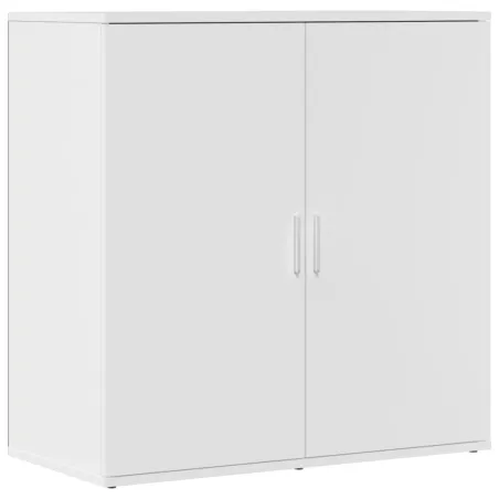 Buffets 2 pcs blanc 79x38x80 cm bois d’ingénierie
