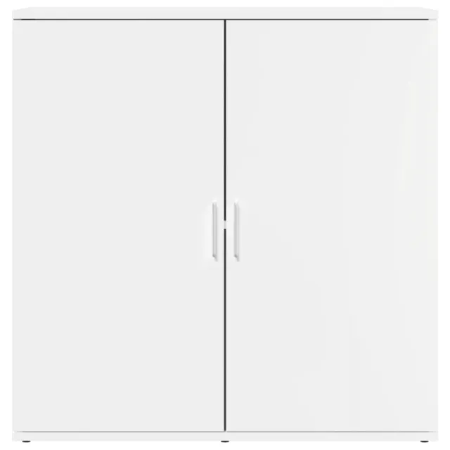 Buffets 2 pcs blanc 79x38x80 cm bois d’ingénierie