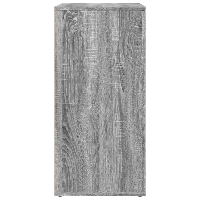 Buffets 2 pcs sonoma gris 79x38x80 cm bois d'ingénierie