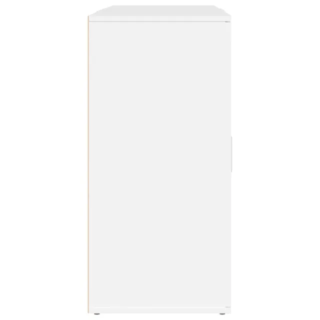 Buffets 3 pcs Blanc Bois d'ingénierie