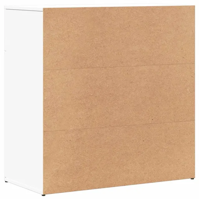 Buffets 2 pcs blanc 79x38x80 cm bois d’ingénierie