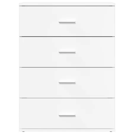 Buffets 2 pcs blanc 60x39x80 cm bois d’ingénierie