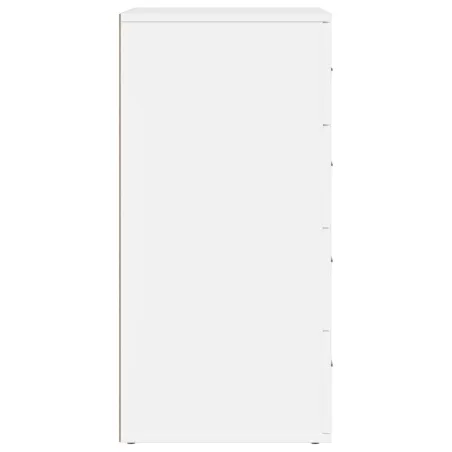 Buffets 2 pcs blanc 60x39x80 cm bois d’ingénierie