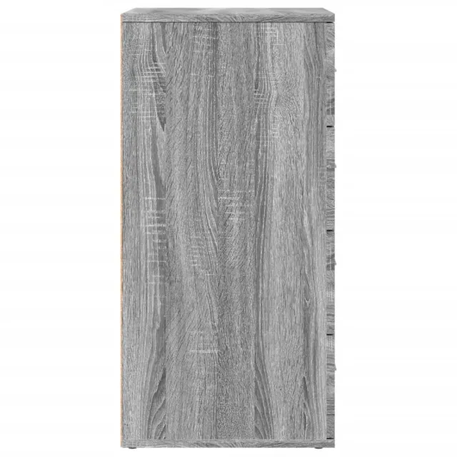 Buffets 2 pcs sonoma gris 60x39x80 cm bois d'ingénierie