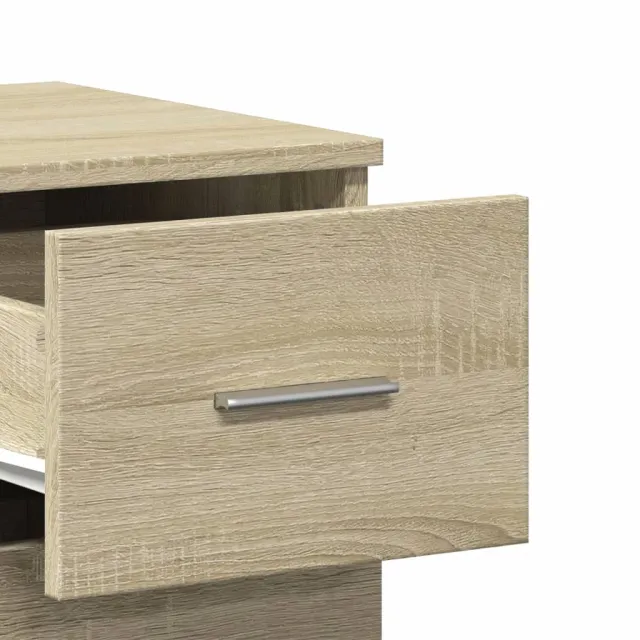 Buffets 2 pcs chêne sonoma 59x39x80 cm bois d'ingénierie