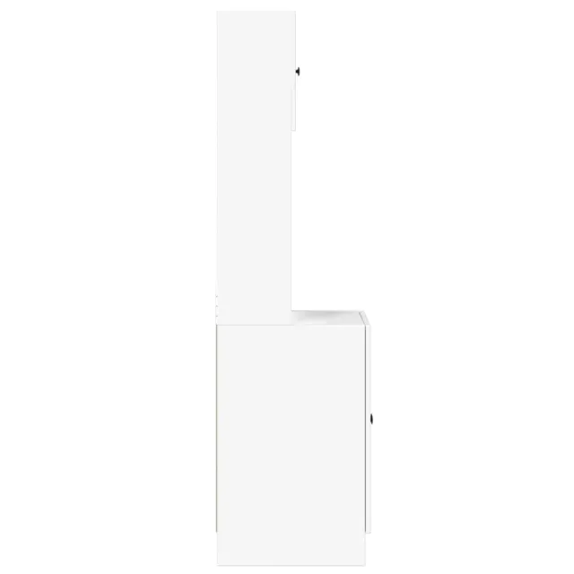 Armoire de cuisine blanc 60x50x180 cm bois d'ingénierie