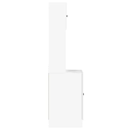 Armoire de cuisine blanc 60x50x180 cm bois d'ingénierie