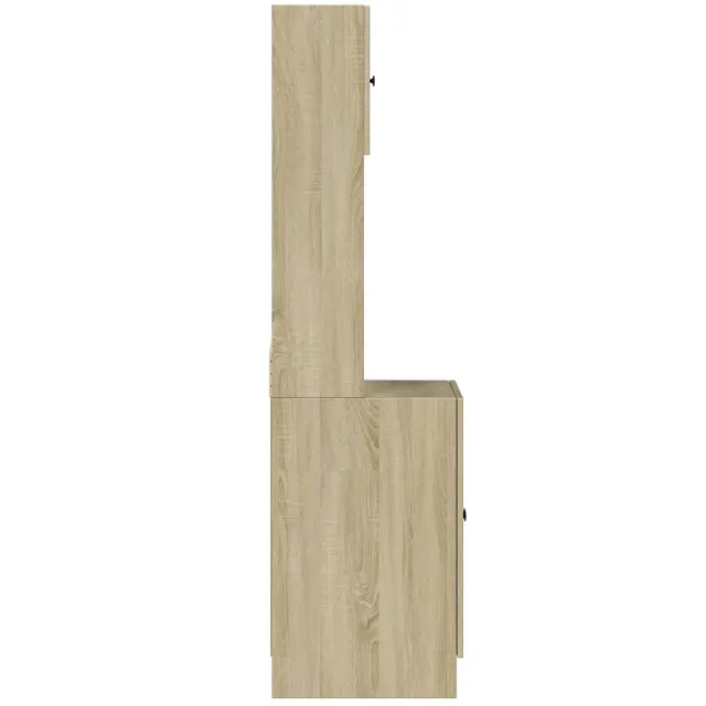 Armoire de cuisine chêne sonoma 60x50x180 cm bois d'ingénierie