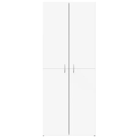 Armoire de classement blanc 60x32x153 cm bois d'ingénierie