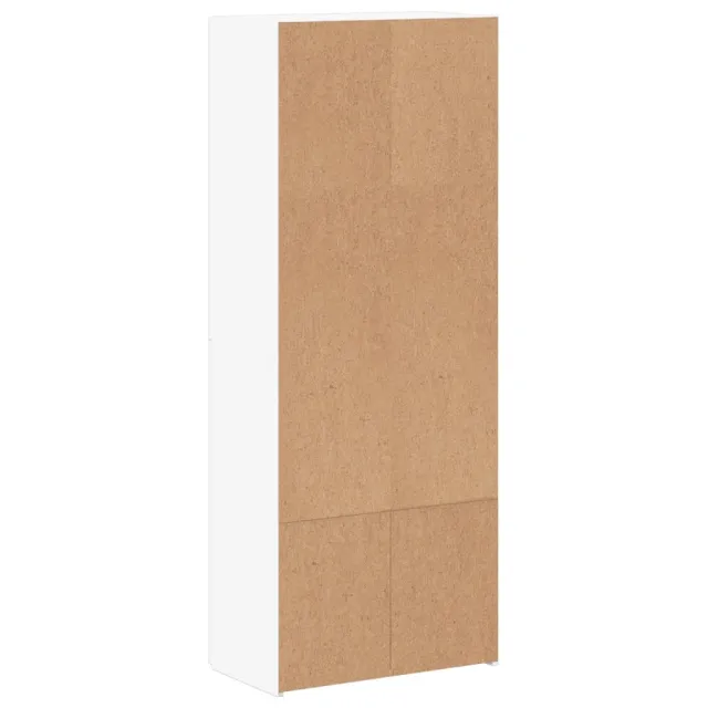 Armoire de classement blanc 60x32x153 cm bois d'ingénierie