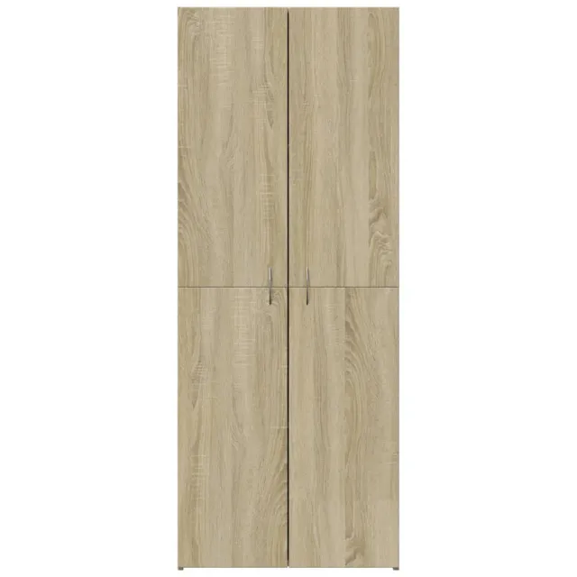 Armoire de classement chêne sonoma 60x32x153 cm bois ingénierie