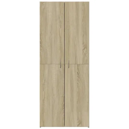 Armoire de classement chêne sonoma 60x32x153 cm bois ingénierie