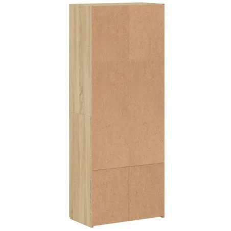 Armoire de classement chêne sonoma 60x32x153 cm bois ingénierie