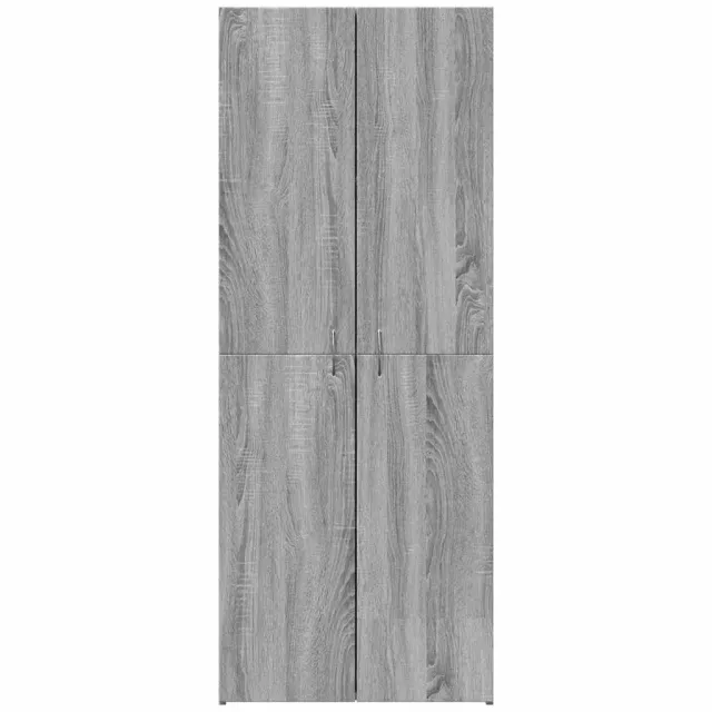 Armoire de classement sonoma gris 60x32x153cm bois d'ingénierie