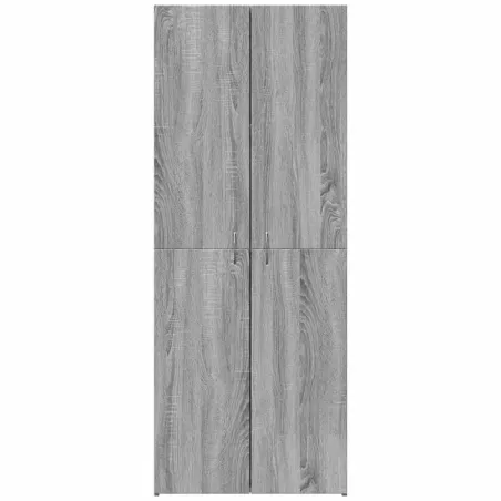 Armoire de classement sonoma gris 60x32x153cm bois d'ingénierie