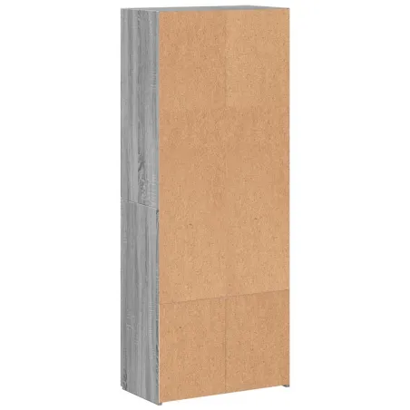 Armoire de classement sonoma gris 60x32x153cm bois d'ingénierie