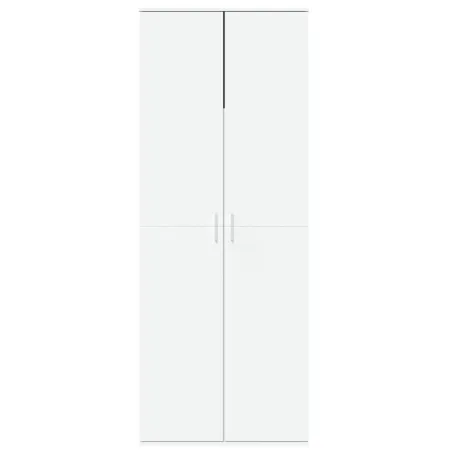 Buffet haut blanc 70x35x180 cm bois d'ingénierie