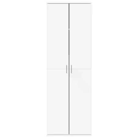 Buffet haut blanc 60x35x180 cm bois d’ingénierie