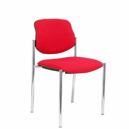 Receptiestoel Villalgordo Piqueras y Crespo BALI350 Rood Imitatieleer