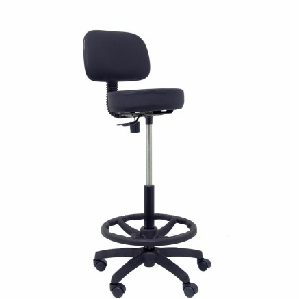 Sgabello Llanos Piqueras y Crespo 1CLSPNE Nero PVC