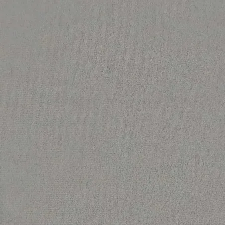 Chaise de relaxation avec repose-pied Gris clair Velours