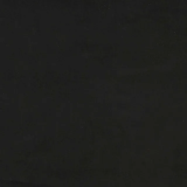 Chaise de relaxation avec tabouret Noir Velours