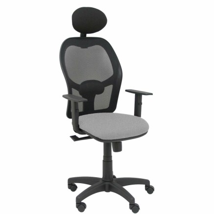 Office Chair with Headrest Alocén Piqueras y Crespo B10CRNC Light gre