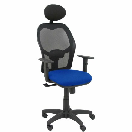 Bureaustoel met hoofdsteun Alocén Piqueras y Crespo B10CRNC Blauw