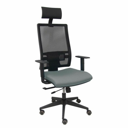 Chaise de Bureau avec Appui-tête Piqueras y Crespo B10CRPC Gris