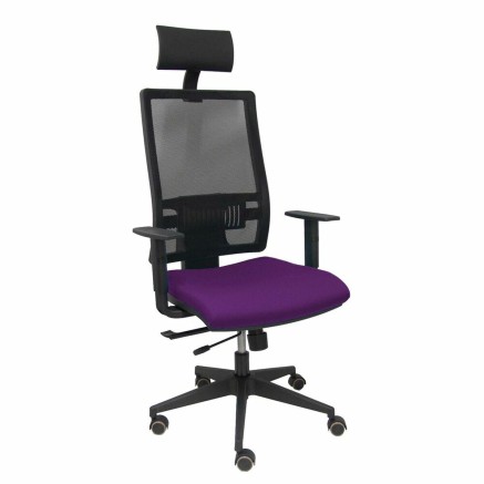 Bureaustoel met hoofdsteun Piqueras y Crespo B10CRPC Paars