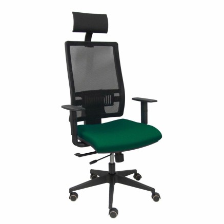 Chaise de Bureau avec Appui-tête Piqueras y Crespo B10CRPC Vert fonc