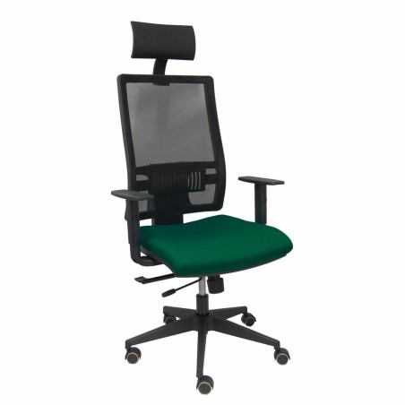 Silla de Oficina con Cabecero Piqueras y Crespo B10CRPC Verde oscuro O