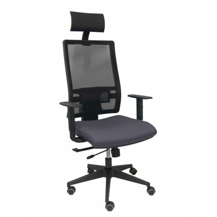 Chaise de Bureau avec Appui-tête Piqueras y Crespo B10CRPC Gris fonc