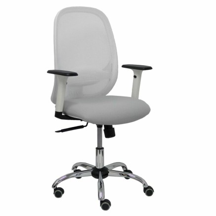 Sedia da Ufficio Piqueras y Crespo 354CRRP Bianco Grigio Grigio chiaro