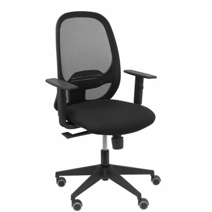 Chaise de Bureau Piqueras y Crespo 0B10CRP Noir Avec accoudoirs