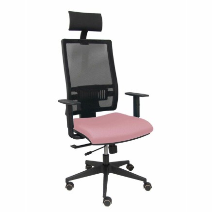 Bureaustoel met hoofdsteun Piqueras y Crespo B10CRPC Roze