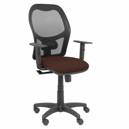 Chaise de Bureau Piqueras y Crespo 3B10CRN Brun foncé Avec accoudoirs