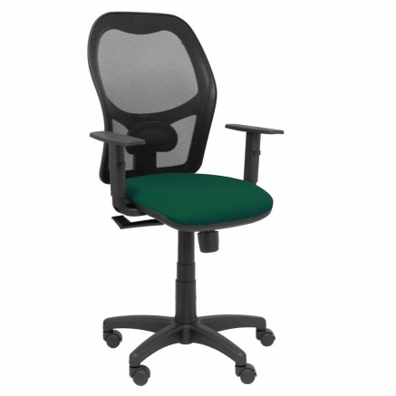Silla de Oficina Piqueras y Crespo 6B10CRN Verde oscuro Con reposabraz