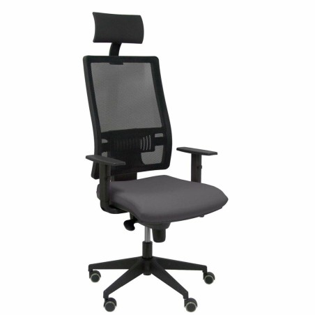 Silla de Oficina con Cabecero Piqueras y Crespo B10CRPC Gris Gris oscu
