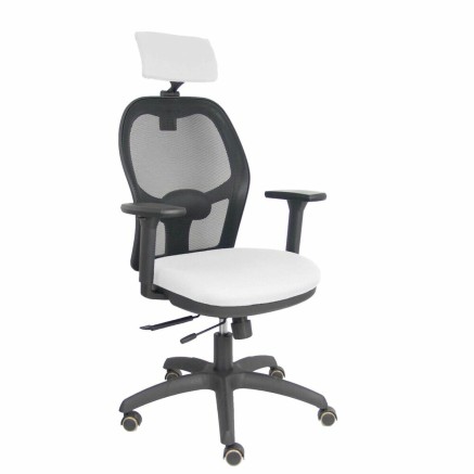 Chaise de Bureau avec Appui-tête Piqueras y Crespo B3DRPCR Blanc