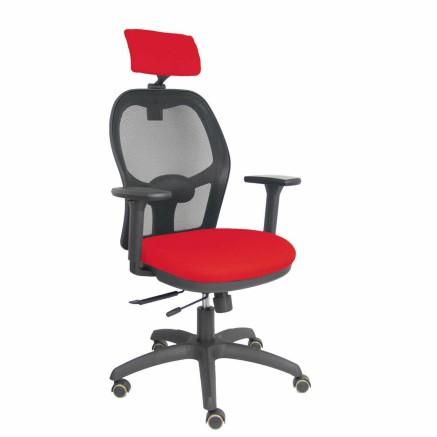 Bureaustoel met hoofdsteun Piqueras y Crespo B3DRPCR Rood