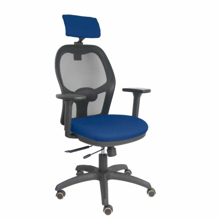 Sedia Ufficio con Poggiatesta Piqueras y Crespo B3DRPCR Blu Marino