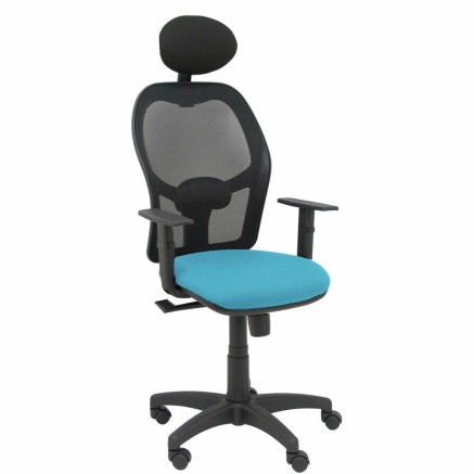 Bureaustoel met hoofdsteun Piqueras y Crespo B10CRNC Hemelsblauw